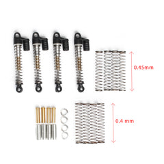 NexxRacing Conversion Threaded Tele Shock Kit for Axial SCX24 - HeliDirect