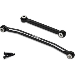 Treal Alu 7075 Steering Links Steering Rod Tie Linkages Set For FMS FCX24 (Black) - HeliDirect
