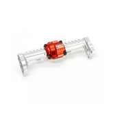 Treal Alu 7075 Rear Portal Axle Housing For FMS FCX24 1:24 Crawler (Silver) - HeliDirect