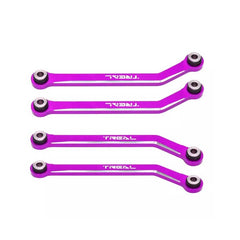 TREAL High Clearance Links - Alu 7075 Chassis Lower Linkages For 1/24 FMS FCX24 (Purple) - HeliDirect