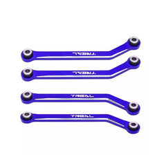 TREAL High Clearance Links - Alu 7075 Chassis Lower Linkages For 1/24 FMS FCX24 (Blue) - HeliDirect
