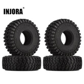 INJORA 1.0" 58*20mm All Terrain Crawl Master Tires For 1/24 RC Crawlers (4) (T1008) - HeliDirect