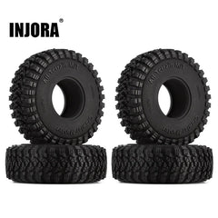 INJORA 1.0" 58*20mm All Terrain Crawl Master Tires For 1/24 RC Crawlers (4) (T1008) - HeliDirect
