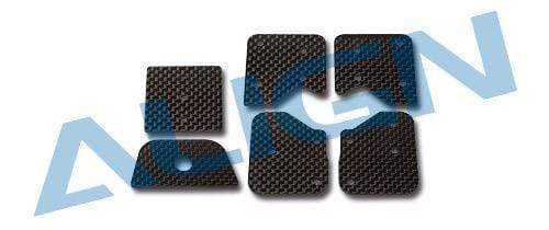 Align Carbon Fiber Frame Mounting Plate (Black Shark) - HeliDirect
