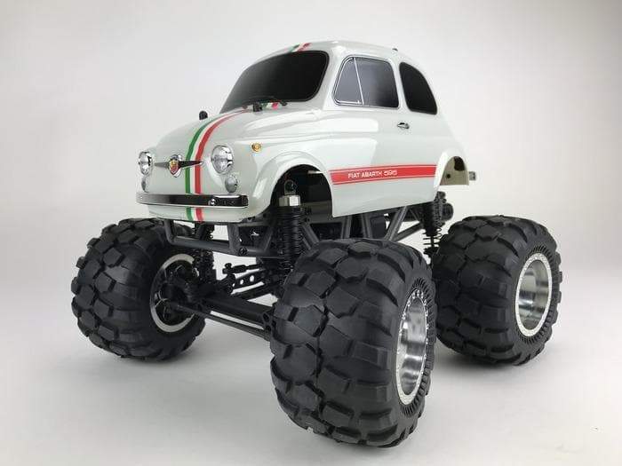 8910 Fiat Abarth 595 1/12 Scale 2WD Monster Truck Q-Series - HeliDirect