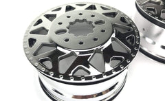 CD0604 F450 SD American Force H01 CONTRA Wheel (Chrome, w/ chrome cap) DL-Series 2pcs - HeliDirect