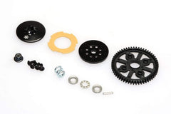CKD0210 KAOS CNC Aluminum Slipper Clutch System Set, 32 pitch, lightweight, hardened DL-Series - HeliDirect