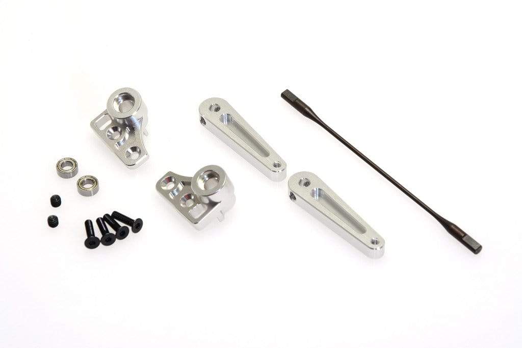 CKD0307 KAOS CNC Aluminum Sway Bar (front or rear, silver anodized) DL-Series - HeliDirect