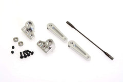 CKD0307 KAOS CNC Aluminum Sway Bar (front or rear, silver anodized) DL-Series - HeliDirect