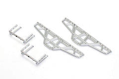 CKQ0405 275mm Wheel Base Chrome Chassis Plate Set MT Series HL150/B50 - HeliDirect