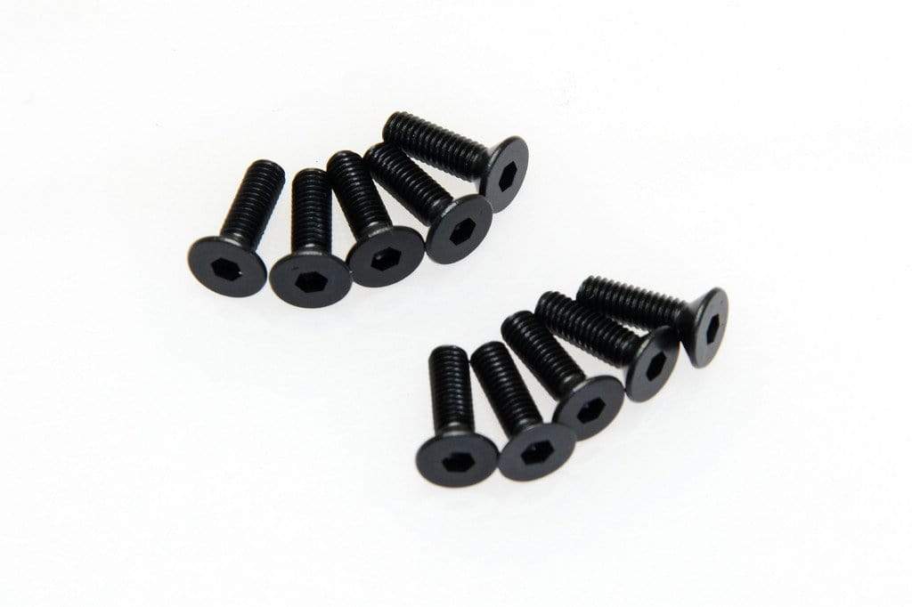 G36131 M3x10 Flat Head Hex Socket Screw (10pcs) - HeliDirect