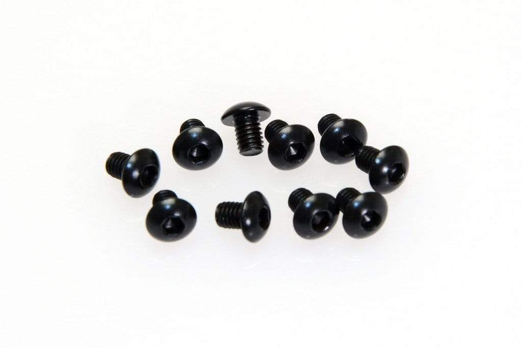 G36370 M3x4mm Button Head Hex Socket Screw (10pcs) - HeliDirect