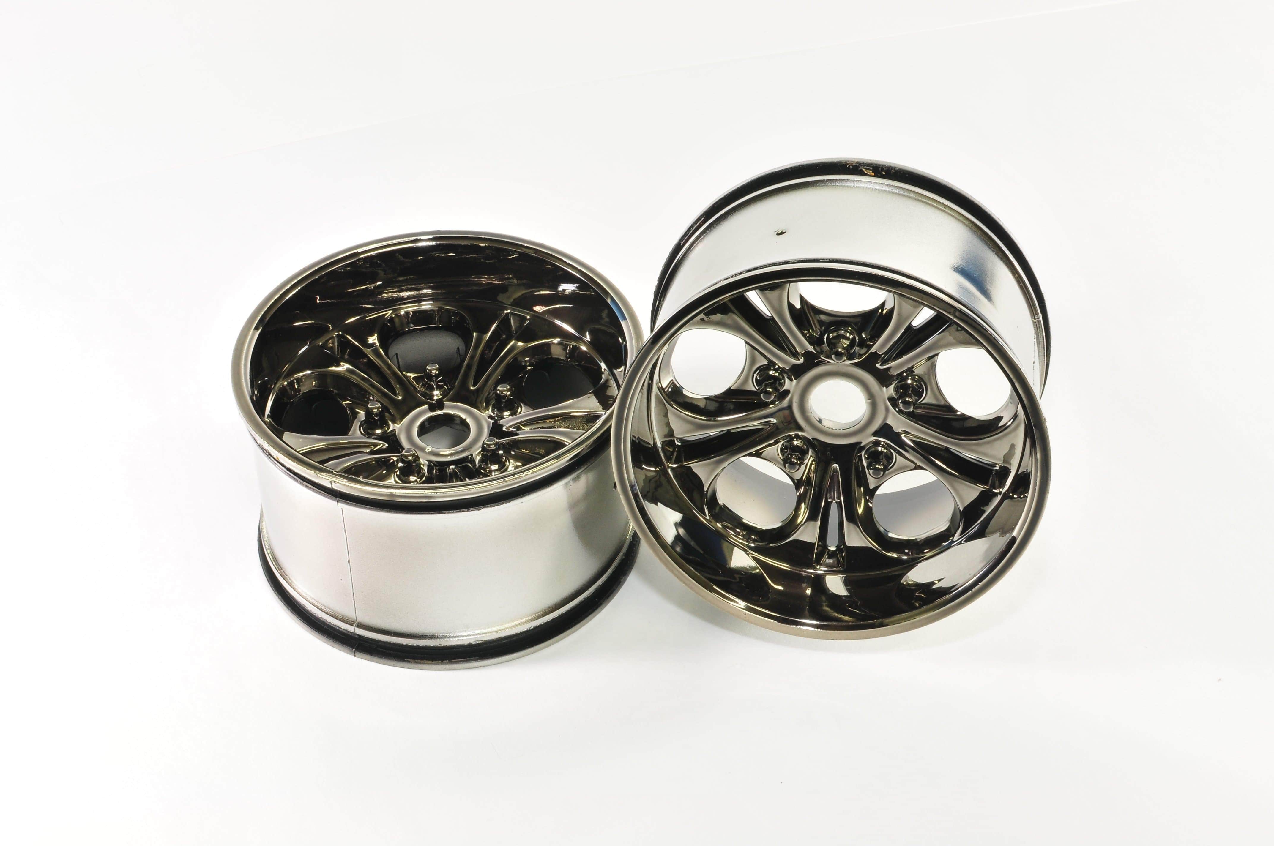 GS287A 7.5 Wheels 23mm Hex (Gunmetal Chrome) Reeper - HeliDirect