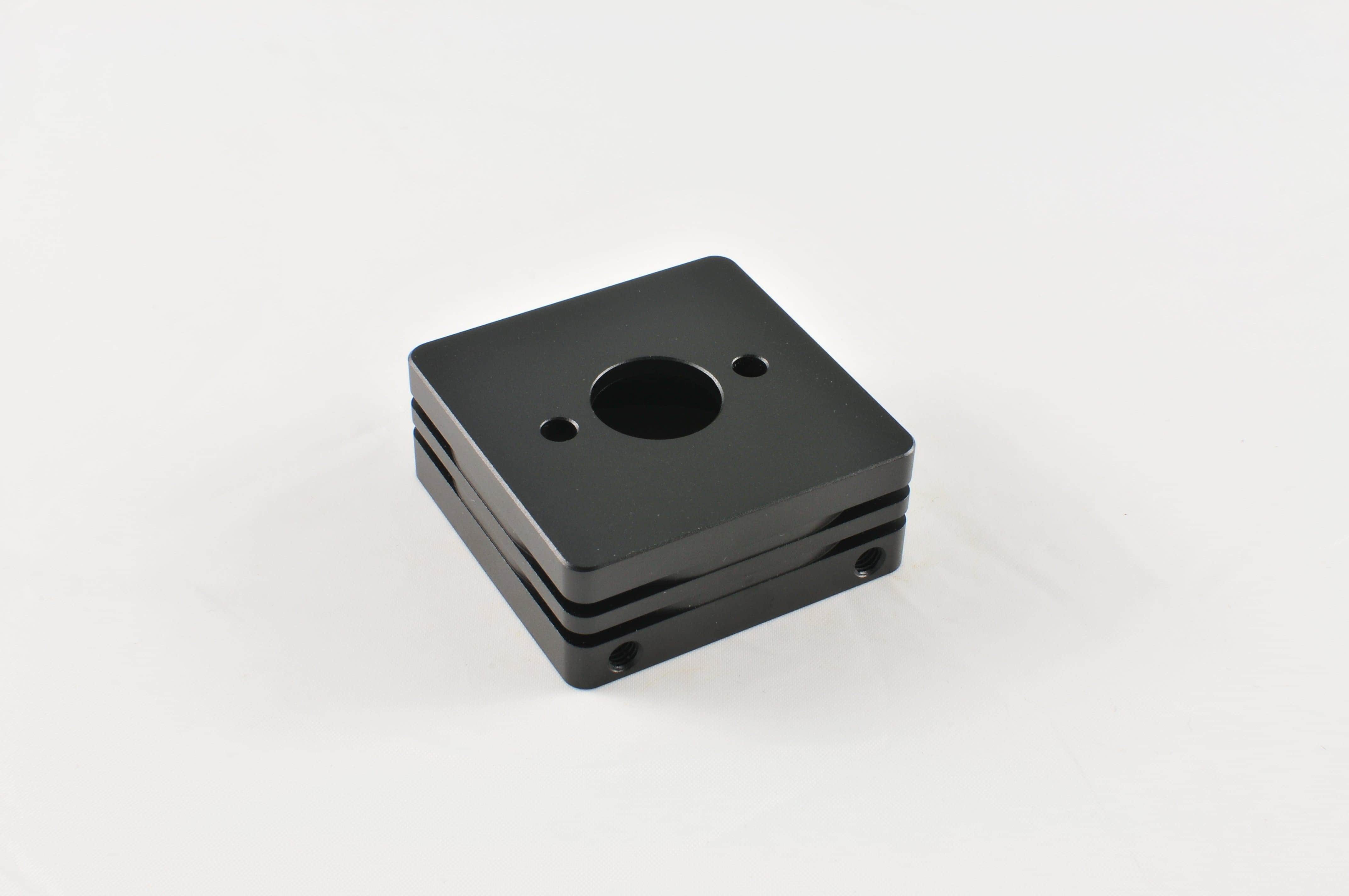 GS528 CNC Motor Mount (Matte Black, Cooling) M4 Reeper - HeliDirect