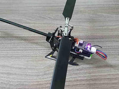 Carbon Plastic Main Blades 125mm Black - OMP M1 - HeliDirect