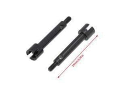 Hobby Details Axial SCX24 4mm Brass Wheel Counterweight with Widen Axles 4pcs/set - HeliDirect