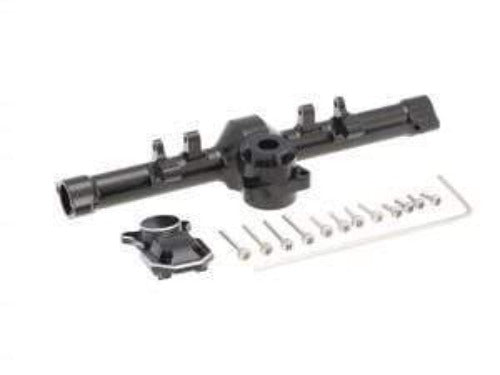 hobby Details Axial SCX24 Aluminum Alloy Rear Axle Housing Black with Cover 1pc - HeliDirect