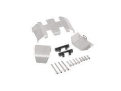 Hobby Details Axial SCX24 Stainless Steel Chassis Armor Skid Plate Guard Parts 3pcs/set - HeliDirect
