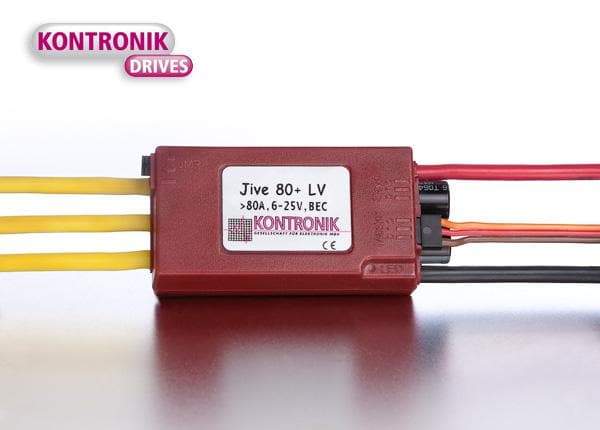 Kontronik 4602 Jive 80 + LV Brushless ESC w/BEC (Version 13) - HeliDirect
