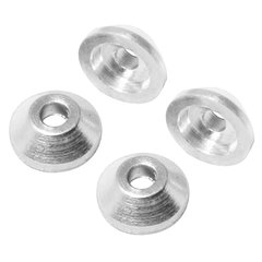 L-MA Aluminum Battery Guide Screw Sleeve (Silver) For OMP M1 - HeliDirect