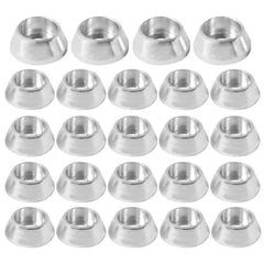 L-MA Precision Aluminum C-Washer Set For OMP M2 EXP / M2 V2 (Silver) - HeliDirect
