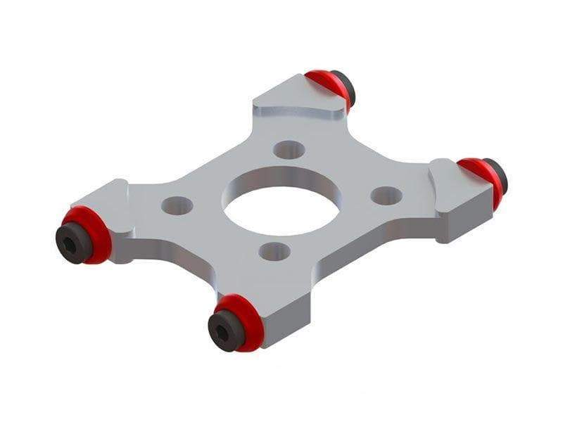 Lynx - 200SRX - Lynx Frame - CNC Motor Mount Spare - Silver - HeliDirect