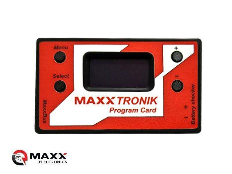 MAXX Flybarless Program Card/Battery Voltage Checker - HeliDirect