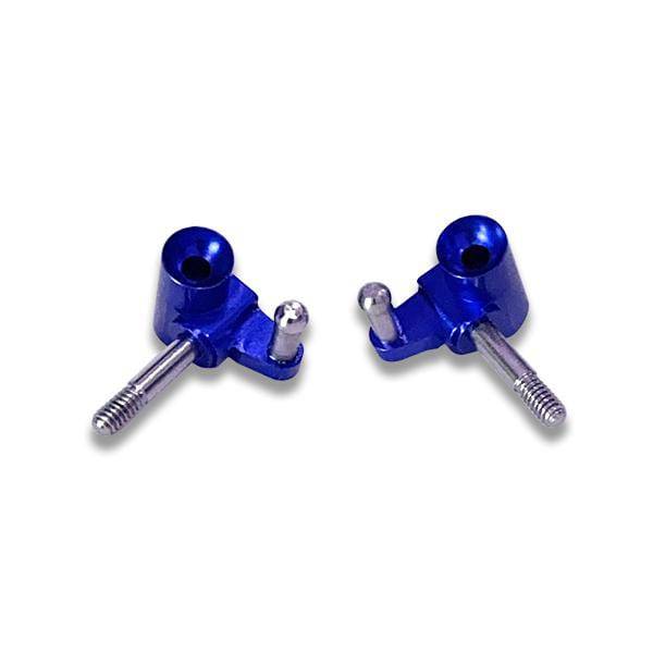 Nexx Racing Aluminum Knuckle Set For V-LINE (BLUE) - HeliDirect