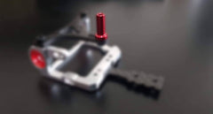 Nexx Racing Precision CNC Aluminum Damper Post (RED) - HeliDirect