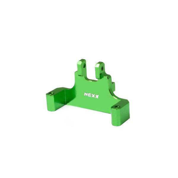 NexxRacing Scx24 Aluminum Servo Mount (GREEN) - HeliDirect