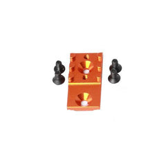 NexxRacing T-Plate Adapter 90-98 For PN 2.5 ( ORANGE ) - HeliDirect