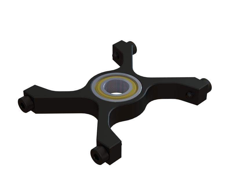 OXY4 - Lower Main Shaft Bearing Block - Black - HeliDirect