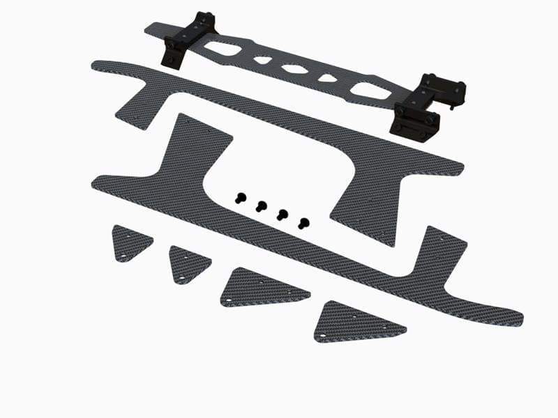 OXY4 Max CNC Landing Gear - HeliDirect