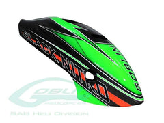Canomod Airbrush Canopy Green Carbon - Goblin Black Nitro 700 - HeliDirect