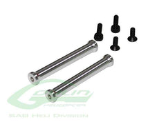 SAB Aluminum Engine Mount Spacer - Goblin Black Nitro - HeliDirect