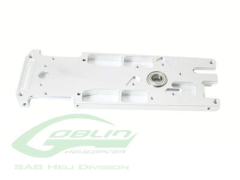 SAB ALUMINUM MAIN FRAME PLATE - GOBLIN 380 - HeliDirect