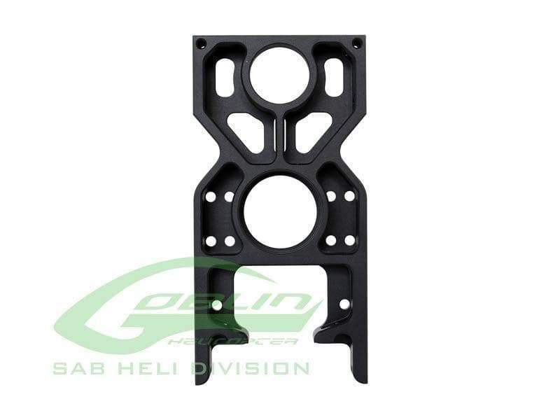 SAB Aluminum Top Plate SR Black Matte - Goblin Comet - HeliDirect