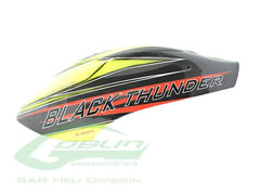 SAB Canomod Airbrush Canopy - Goblin Black Thunder - HeliDirect