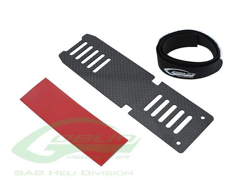 SAB Carbon Fiber Battery Tray for Goblin 380 - HeliDirect