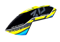 SAB Carbon Fiber Canopy Yellow/Blue for Goblin Kraken - HeliDirect
