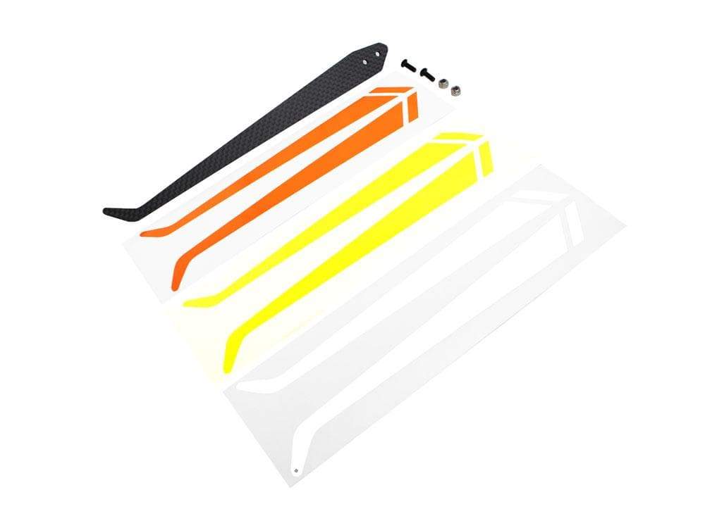 SAB Carbon Fiber Tail Fin with Stickers for Goblin Kraken - HeliDirect