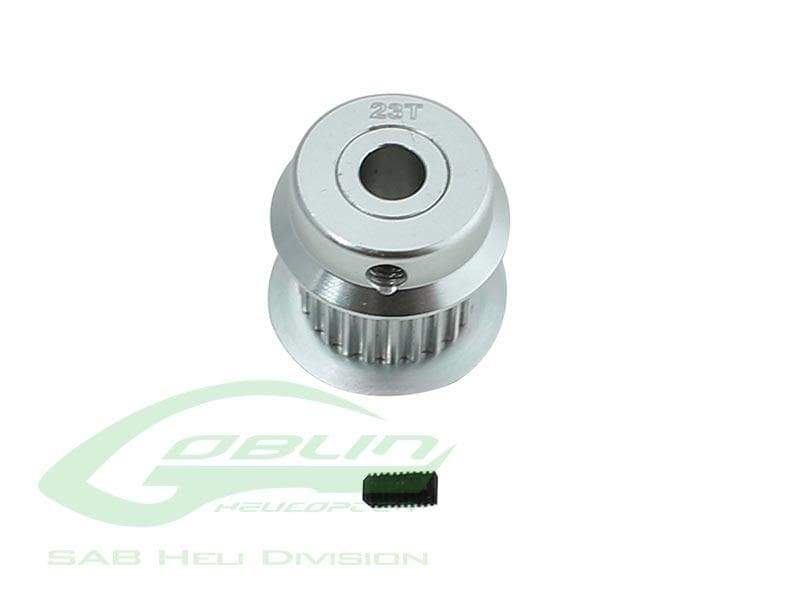 SAB MOTOR PULLEY 23T - GOBLIN 380 - HeliDirect