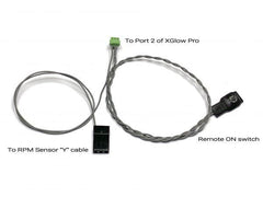 XGlow Pro Remote ON Switch And RPM Signal Pickup Assembly - HeliDirect