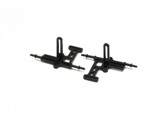 Firefox C129 Helicopter Parts Servo Mount/Body Mount/Anti-Rotation Bracket (2pcs) - HeliDirect