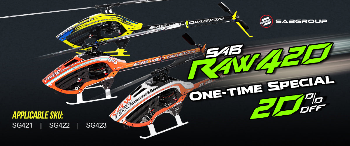 RAW 420 Flash Sale – HeliDirect