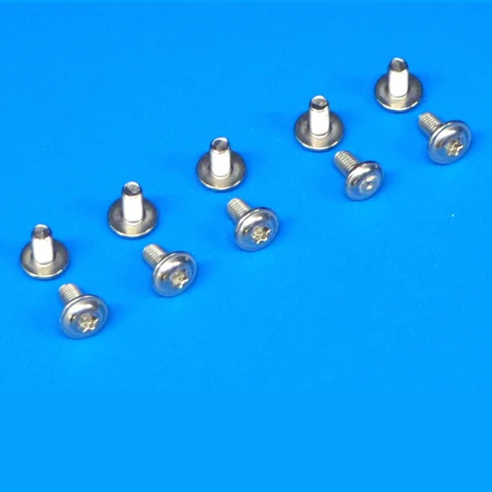 MA 3 x 6mm Button Head Socket Bolt Torx A2 Stainless Steel - Pack of 10