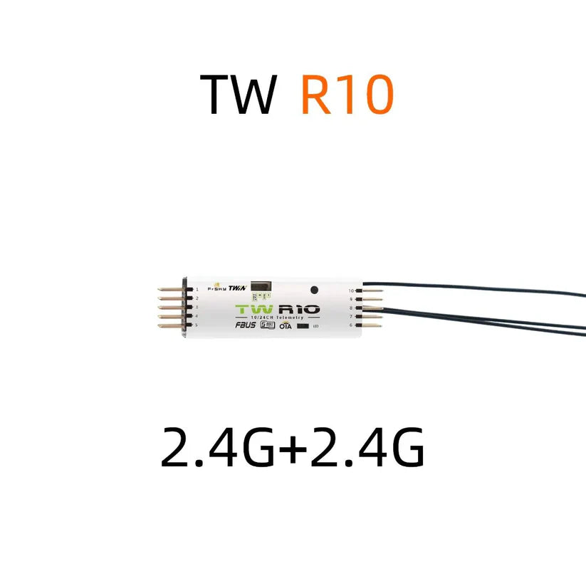 FrSky TWIN TW R10 Receiver Simultaneous Working Dual 2.4G TW Mode