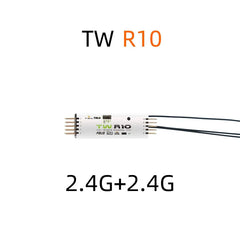 FrSky TWIN TW R10 Receiver Simultaneous Working Dual 2.4G TW Mode