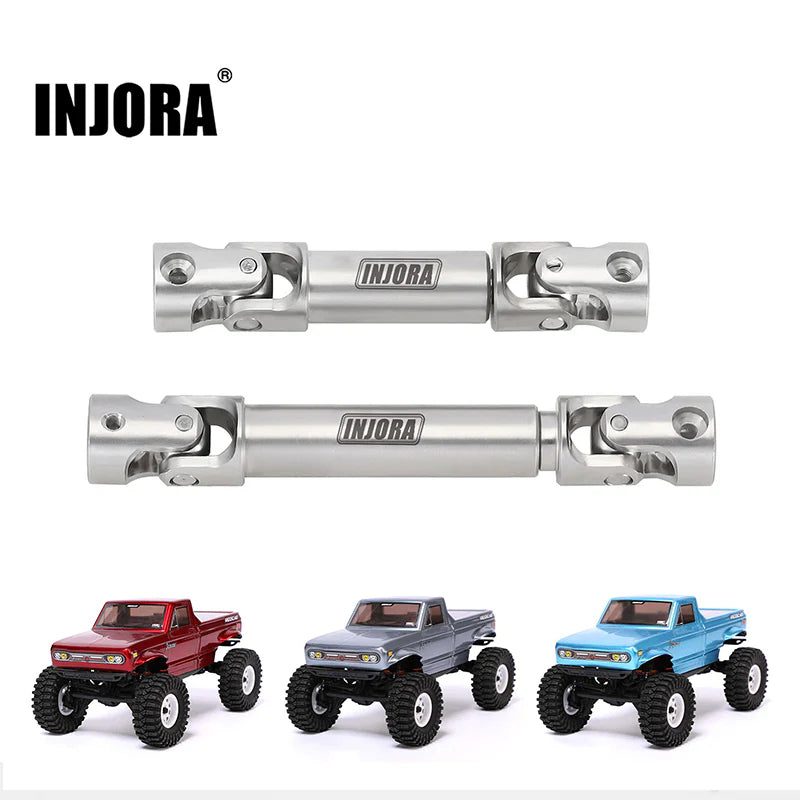 INJORA Stainless Steel Drive Shafts For 1/18 Redcat Ascent-18 - HeliDirect