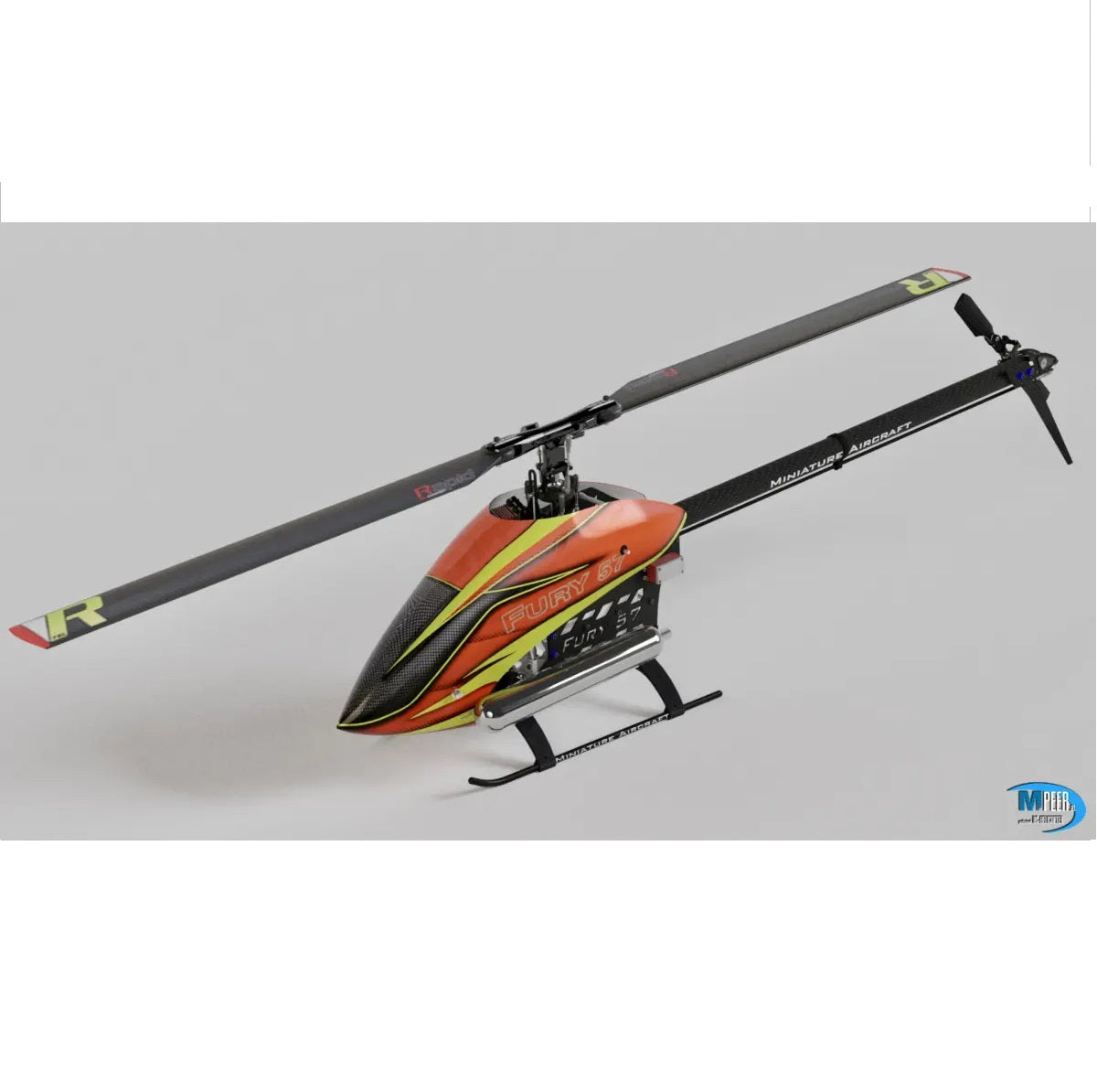 MA Fury 57 Super Nitro Kit w/o Blades - Fire - HeliDirect